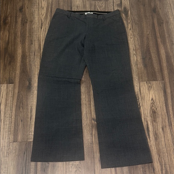 GAP Perfect Trouser Women’s Size 12L Grey Plaid Dress Pants 35.5” Inseam - Picture 2 of 6